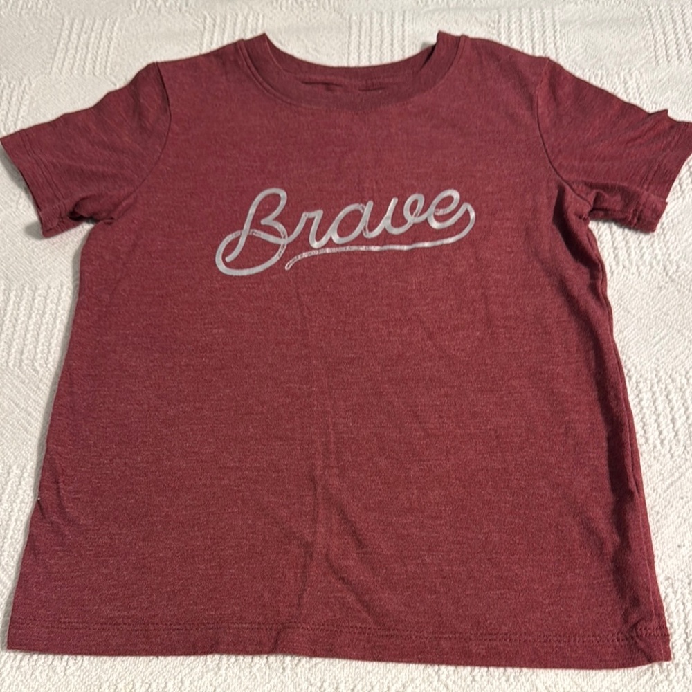 Cat & Jack Brave Graphic Tee - Red
